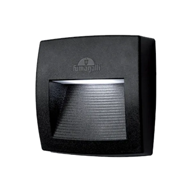 Lampa perete, LED LORENZA 150 4W 4000K IP55 NEGRU, Elmark, 95LORENZA150/BL