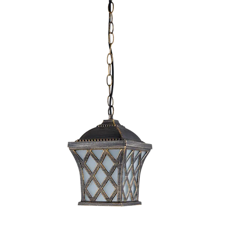 Lampadar Gradina, JOSH ATARNAT 1XE27 ANTIQUE BRASS, Elmark, 96403P/AB