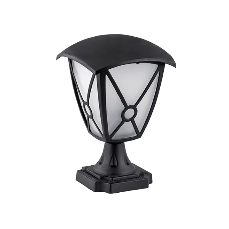 Lampadar Gradina, NICK STAND 1XE27 NEGRU H240mm, Elmark, 96504MF/BK