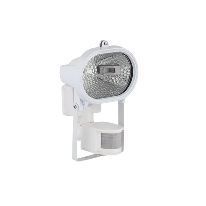 Proiector, LED Cu Senzor MODEL"Halogen," CU SURSA LED J78 5.5W, ALB, Elmark, 989017LED