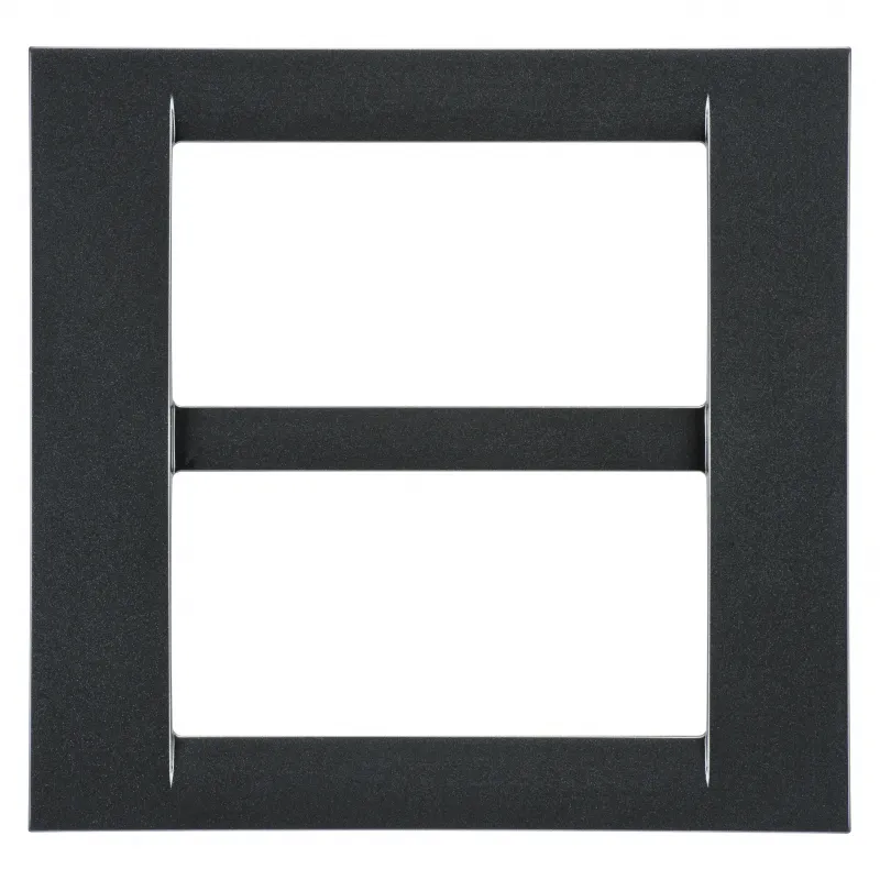 Placa, Virna, In, Finisaj, Lucios, Din, Tehnopolimer, 8 Module, (4+4, Suprapuse), Gresie, Metalica, Sistem, Gewiss, System, GW22297