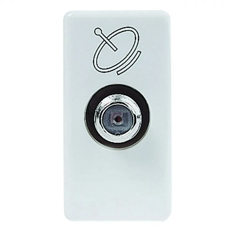 Priza, Coaxiala, Tv-Sat, Clasa, A, Ecranare, Conector, F, Mama, Alimentare, 5, Db, 1, Modul, Sistem, Alb, Gewiss, System, GW20396