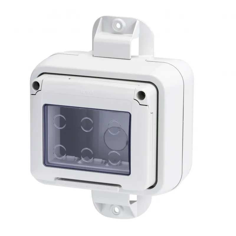 Carcasa, Etansa, Pentru, Dispozitivele, Sistemului, 3, Circuite, Suport, Stalp, Gri, Ral, 7035, IP55, Gewiss, System, GW27057