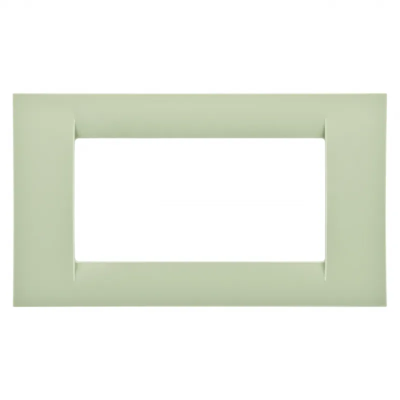 Placa, Virna, In, Finisaj, Lucios, Din, Tehnopolimer, 4 Module, Verde, Venetian, Sistem, Gewiss, System, GW22144