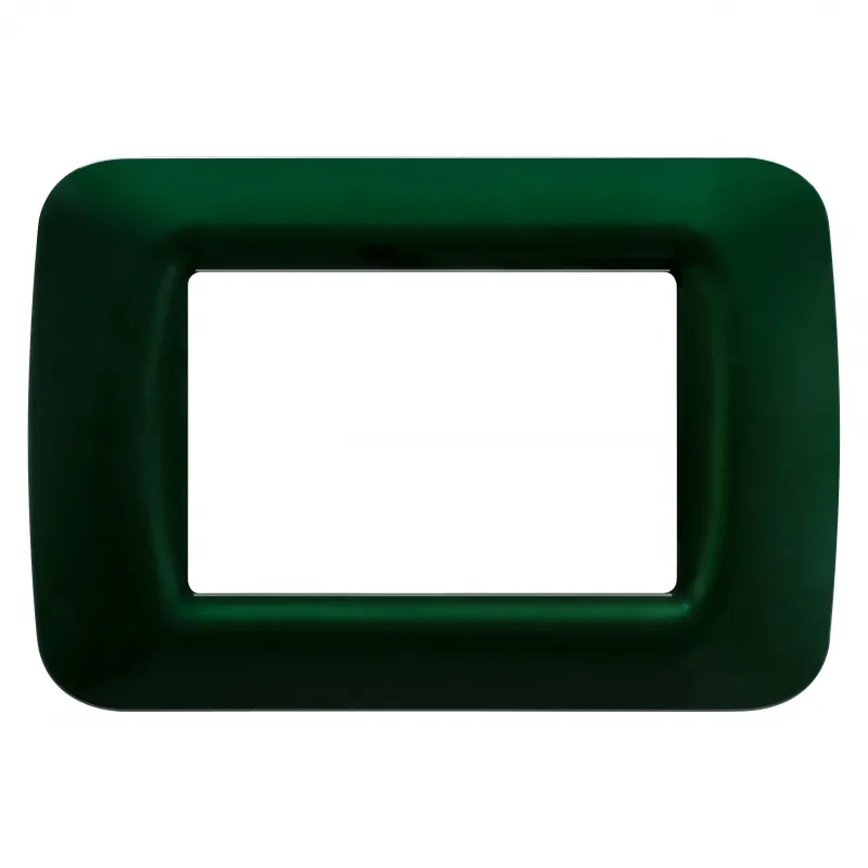 Placa, Superioara, A, Sistemului, Finisare, Lucioasa, Din, Tehnopolimer, 3 Module, Racing, Green, Sistem, Gewiss, System, GW22553