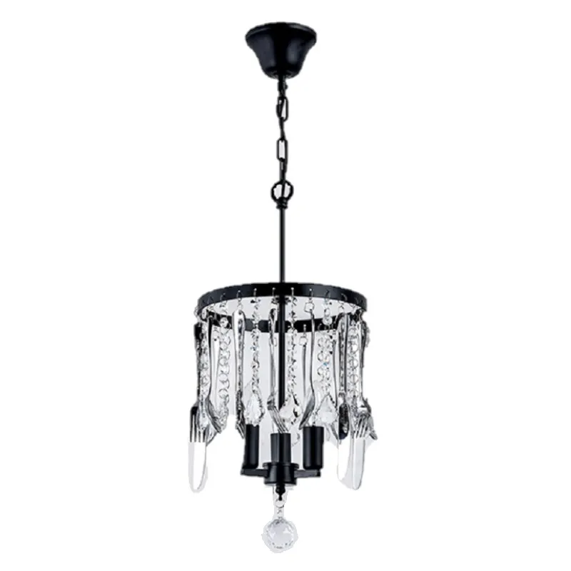 Candelabru, Elmark, Dinner, 3X E14, Negru/Crom, 955Dinner3S