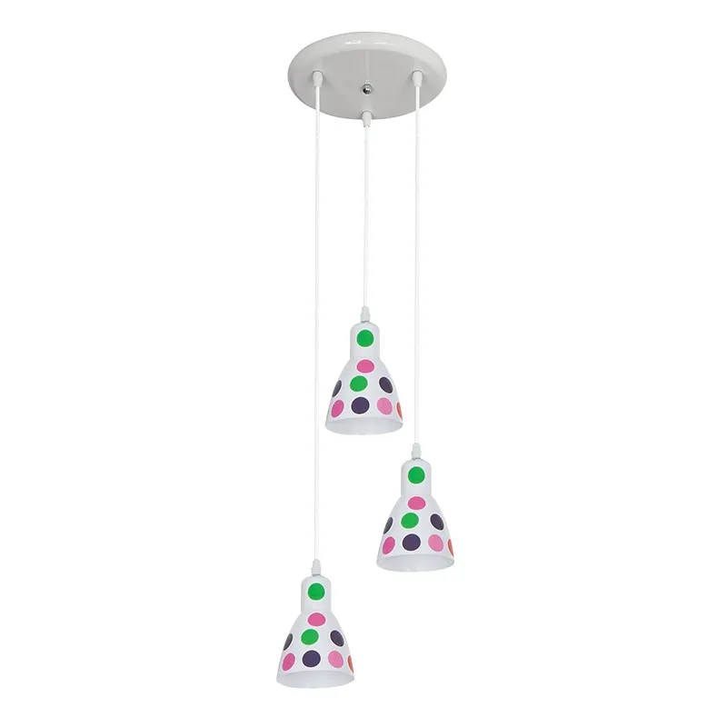 Lustra, Elmark, Dots, 3X E27, Multiculoare